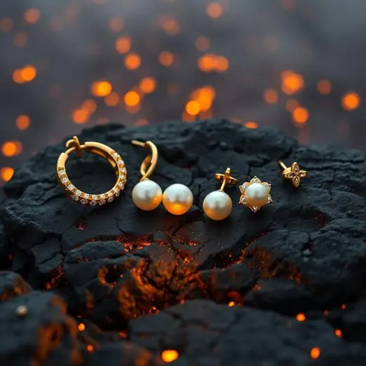 Ohrringe „Wasserfester Silberschmuck für Damen mit modernen, trendigen Ohrringen“